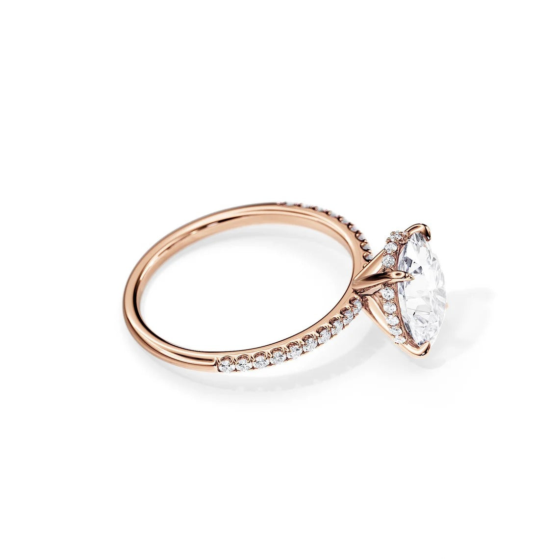 solitair verlovingsring met ovale diamant