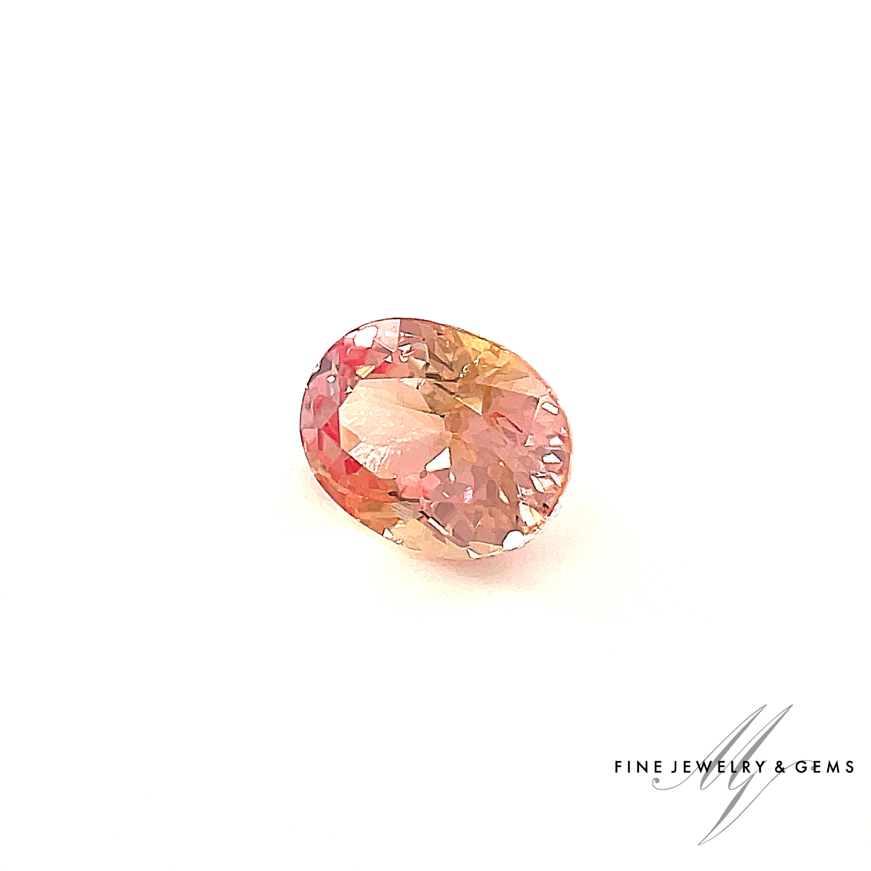 Padparadscha Saffier 0.86 ct