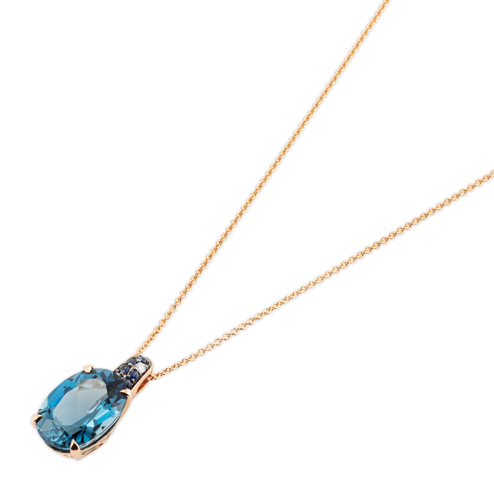 18kt rosegouden Ponte Vecchio "Pitti" Collier CP1918SPR