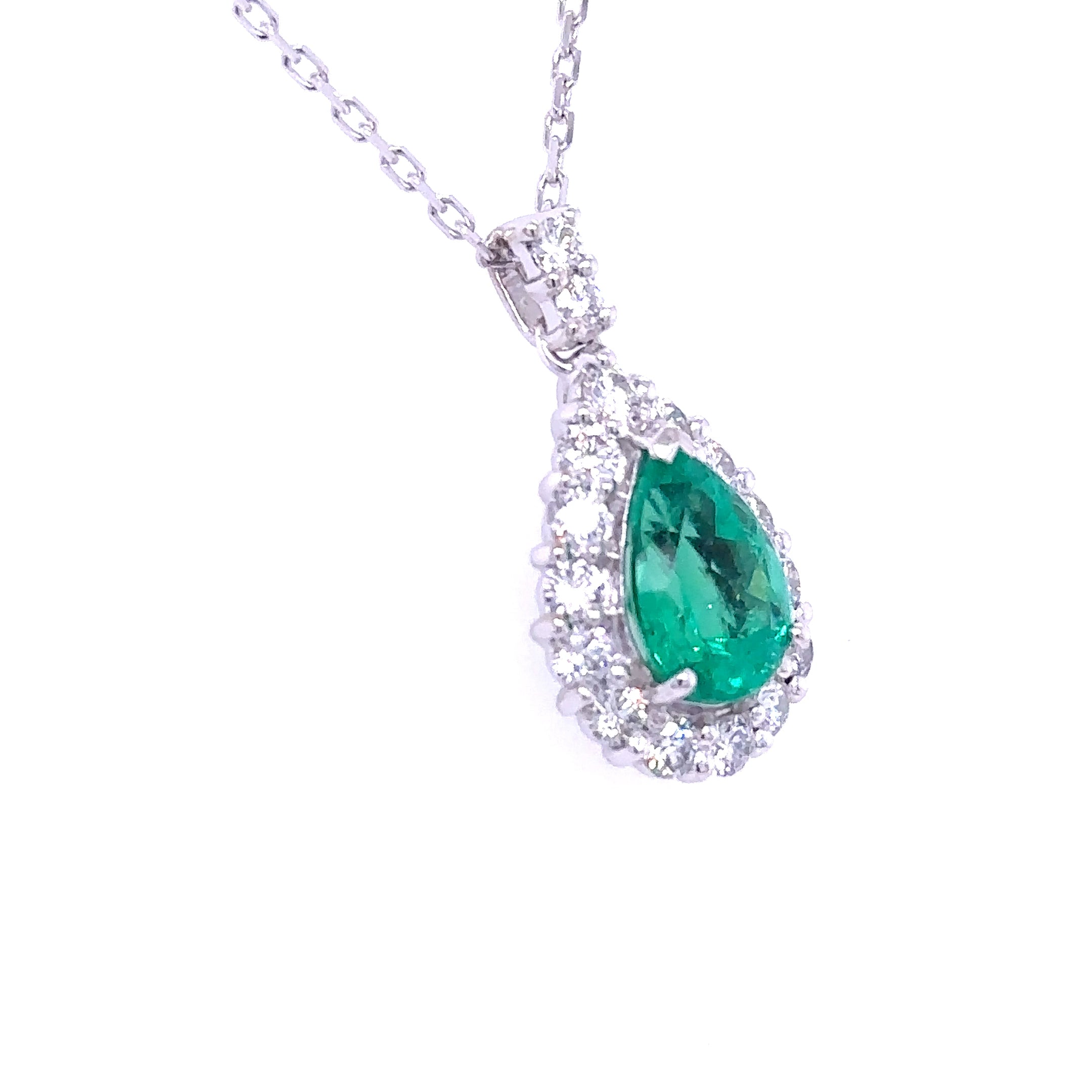 No Oil Colombiaanse Smaragd ketting